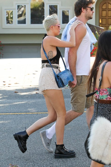 Miley Cyrus - out and about in Santa Monica 09/29/12